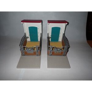 Schleich Horse Stall Extension Set of 2 Paddocks Replacement Play Set with Fence